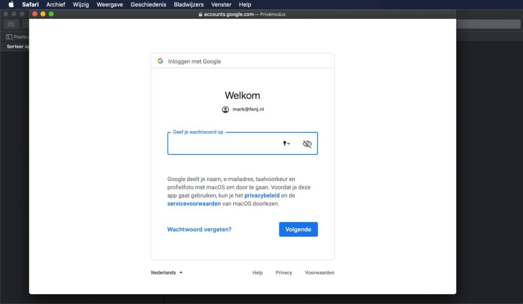 Stap 5 Apple Mail
