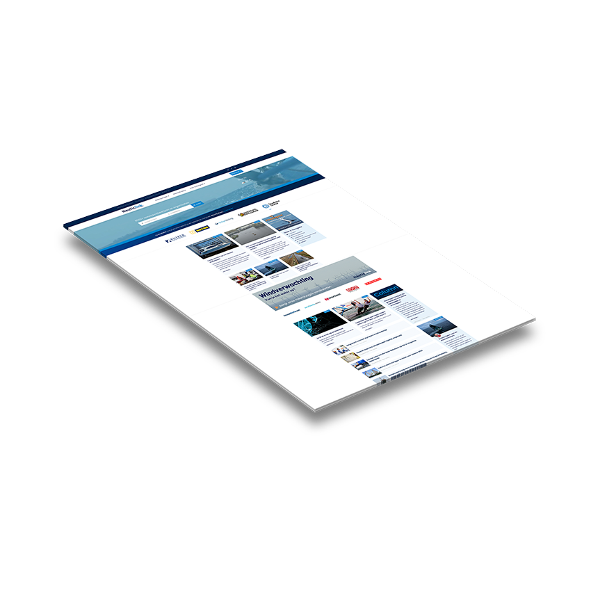 WordPress Listing website voor Nauticlink voorbeeld