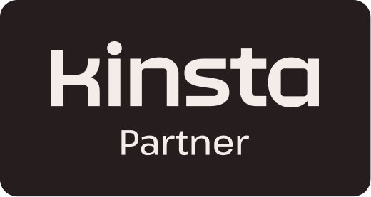 Kinsta partner badge donker