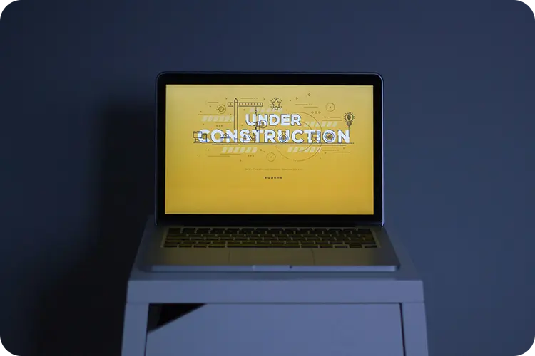 Zwart zilveren laptop